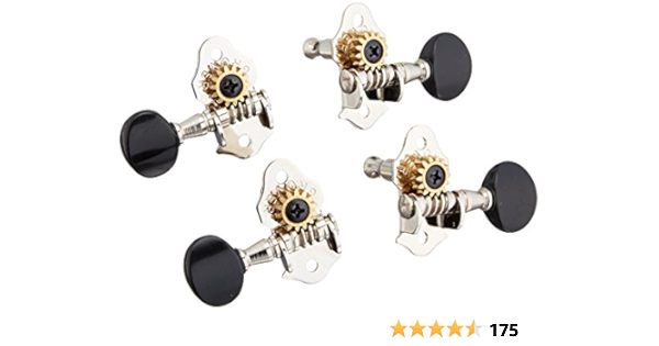 Grover 9nb Sta Tite Ukulele Tuners Nickel With Black Buttons Amazon Co Uk Musical Instruments Dj
