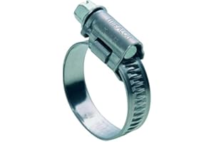 LEM SELECT Abrazaderas de tornillo tangente MIKALOR de 8 a 16 mm W2 ASFA L de acero inoxidable (lote de 25)