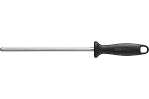 ZWILLING 32576-231-0 Sharpening Steel, Synthetic Handle, Black, 23 cm
