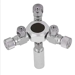 Yosoo Aquarium Distributor, 2/3 Way Lever Valve Regulator CO2 Splitter Aquarium Accessories for Fish Tank(3 Way)