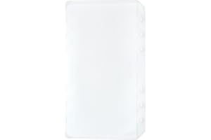 HUSALSEA 30 StüCk KlarsichthüLlen A6 Binder A6 6 LöCher Budget Binder Dokumententasche A6 Transparente Wasserdichte A6-FotohüLlen Aus Kunststoff FüR Dokumente NotizbüCher Karten, Budgetplaner 18 X 10 Cm