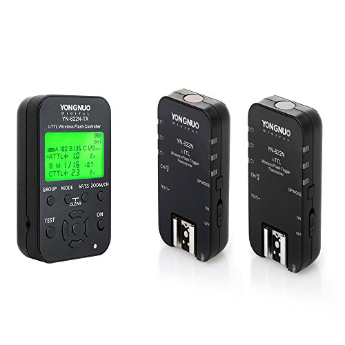 YONGNUO YN-622N-TX LCD Transmetteur flash   Declencheur de Flash Speedlite Emetteur-Recepteur Telecommande Sans FiL pour Nikon YN-622N 2 4 GHz 7 Canaux 1   8000s