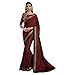 Produktbild Wine Snuki Silk Saree Party Festival Collection Stilvolle Designer Seidenbluse Sari formelle Frauen Ethnic Indian 7335