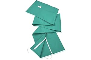 Leifheit 85666 Housse de Protection imperméable à Fermeture Éclair pour séchoir à Linge Vert 30 x 200 cm
