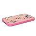 PowerQ Multi Pattern Colorful Combo Style for Samsung Galaxy S5 I9600 Soft TPU Cover and Plastic PC Bumper Combine Combo Mix Material Case Pattern Print Printing Drawing Cell Phone Case mobile Cover Soft Protect Skin (pink flowers)