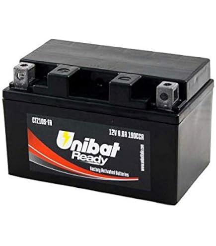 Batterie Moto FULBAT GEL FTZ10S / YTZ10S – 12V 9,1Ah 190A – Sans Entretien, Prête à L'Emploi