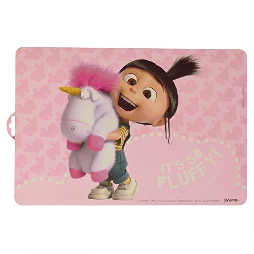 Minions Einhorn Tischset - Tischset Platzdeckchen rosa Tischmatte