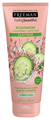 Freeman Feeling Beautiful Rejuvenating Cucumber & Pink Salt Clay Mask 175ml