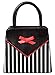 Produktbild Banned - Damen Pin Up Rockabilly Henkeltasche - Helium (Schwarz/Weiss)
