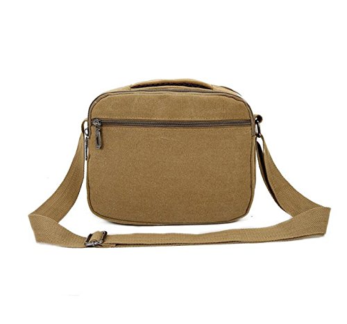 Mann-Segeltuchbeutel-Schulterbeutel-Diagonalpaket Multifunktionale Im Freienfreizeitbeutel Brown1