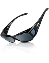 DUCO Herren und Damen Sonnenbrillen Polarisiert Unisex Brille &Uuml;berbrille f&uuml;r Brillentr&auml;ger Fit-over Polbrille 8953