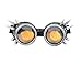 Price comparison product image ZAIQUN Steampunk Halloween Goggle Pumpkin Pilot Party Adjustable Spiked