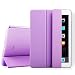 Produktbild iPad mini Hülle, Toeoe iPad mini 1 2 3 Auto Aufwachen / Schlaf Funktion Schutzhülle mit Lichtdurchlässig Rückseite Abdeckung und Eingebautem Magnet für iPad mini 3/2/1 (Lavendel Lila)