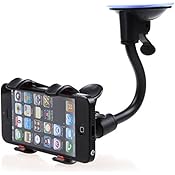 SellnShip Generic Mystique Soft Tube Car Mobile Holder With Suction Cup