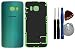 Produktbild Original Akkudeckel Backcover für Samsung Galaxy S6 G925F Edge in grün + Klebefolie + Werkzeug +Reparaturanleitung (Austausch des Backcovers)