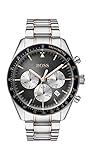 Hugo Boss Watch Herren Chronograph Quarz Uhr mit Edelstahl Armband 1513634