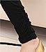 Full-Length Black Ruched Maternity Leggings - UK size 10