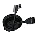 niceEshop(TM) 4 Pcs Professional Salon Dyeing Kit-Color Dye Brush Comb Mixing Bowl Hair Coloring Cape(Black,Grey)