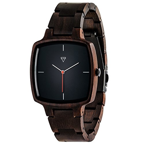 Kerbholz Herren-Armbanduhr Hans Analog Quarz Holz 0612524231008