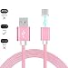 Produktbild ONX3® (Rose Gold) Magnetische USB-Typ-C Nylon geflochtene schnelle Schnellladung & Daten Sync Transferkabel mit LED-Licht Anzeige für HP Elite x3