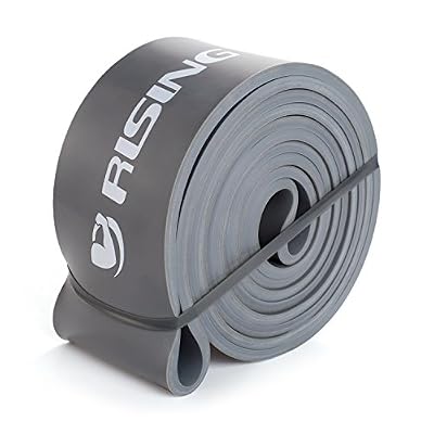RISING Bande de Résistance Elastique 104 cm - Musculation Rééducation Etirement - Pull-ups Dip Yoga Pilates Kinésithérapie - Stade Salle de Fitness Domicile