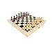 Produktbild Gaoxingbianlidian001 Internationales Schach, geeignet for Anfänger Zusammenklappbares Schachspiel, Holzmagnet for Kinder / Erwachsenenbildung Spezialschach (beige + schwarz, 29 * 29 * 5 cm) Personalis