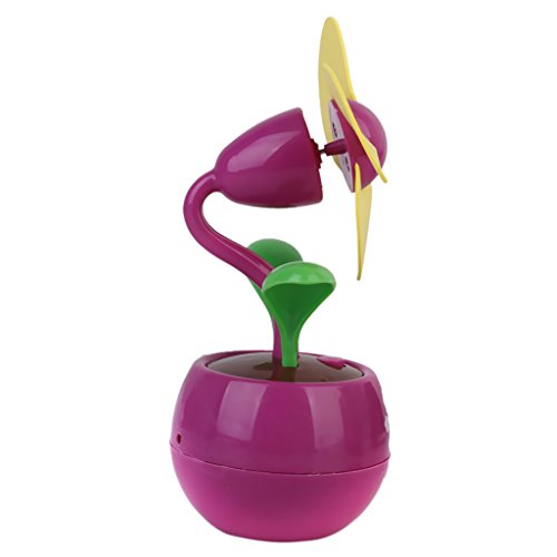 Mini USB Fan Blume Desktop Fan Geschenk - Rosa und Pink
