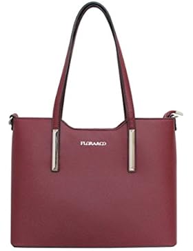 Flora & Co (Farbauswahl) Damen Handtasche PU-Leder zierliche Schultertasche Tasche