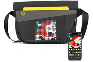 Divoom Sling Bag V, Equipaje de Mano Unisex Adulto, Negro, Big