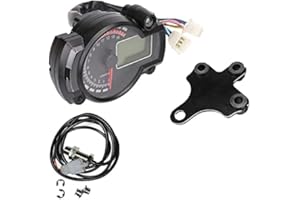 ELING Universale Del Motociclo Tachimetro Contachilometri Contachilometri 7 Retroilluminazione 15000 RPM 299 KMH MPH (guarnizione e sensore fisso)