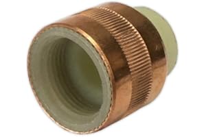 DOJA Barcelona | Manguito Electrolitico Termo | Pack 2 | Macho - Hembra | 3/4" | Manguito Antielectrolisis Roscado para Latiguillo | Valvula Manguito Electrolisis Agua Fontaneria | Evitar Corrosión