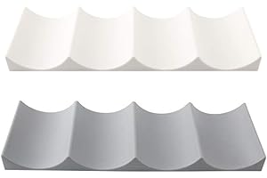 FUNKLU Porta Bottiglie da Frigo, 2 Pezzi Portabottiglie Frigorifero Porta Bottiglie da Frigo Universale Portabottiglie Plastica Portabottiglie da Frigorifero Porta Bottiglie di Vino Stile Europeo Per Cucina