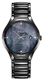 Rado True Damen-Armbanduhr Diamant 40mm Armband Keramik Automatik R27056872