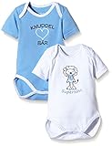 SALT AND PEPPER Baby Boys Crew Neck Short Sleeve Bodysuit
