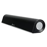 2-IN-1 Kabellos & Kabelgebunden: Spielen Sie Musik ohne erneutes Koppeln von dem Gerät ab, dass als letztes an die Lautsprecher verbunden war per Bluetooth ab, oder verwenden Sie das mitgelieferte 3,5-mm-Kabel zum Anschluss an Ihren PC oder Laptop.