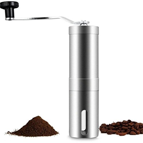 Preisvergleich Produktbild Malloom® Edelstahl tragbare Hand-Kaffeemühle professionelle manuelle Schleifer