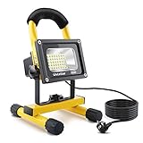 flutlichtstrahler led 1000w Wasserdicht: Dank der Wasserbeständigkeit von IP65 ist der LED Baustrahler für Außen Aktivität verfügbar.