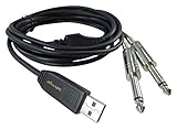 behringer guitar-link-usb-audio-interface Sample-Rate: 44.1 kHz Behringer LINE 2 USB Stereo (1/4 Zoll) Line In to USB Interface Kabel