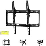 HIGHLIGHTS: Material: 2mm kalt gerollter Stahl, Finish: doppelte Pulverbeschichtung, Wandabstand: ca. 27mm, 2 verschieb- und neigbare Befestigungsschienen, Neigung: bis -15°, inkl. Wasserwaage