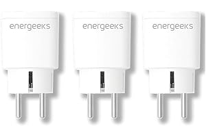 Pack de 3 enchufes wifi inteligentes con medidor de consumo Energeeks
