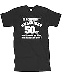 Geburstags T-Shirt z.B. zum 30. 40. 50. 60. Geburtstag (auch jede andere Zahl bzw. Jahreszahl ist möglich)