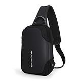 Estilo casual y de moda: diseño elegante y conciso, perfecto como una mochila deportiva crossbody para caminatas y viajes, una bolsa para el pecho y una mochila para hombres. Una gran compañía para oficinas, escuelas, exteriores, negocios y otras ocasiones.