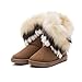 Produktbild Damen Stiefel,Amlaiworld Frauen Haus Schnee Bootvinculum weiblich warme Schuhe Knöchel Schnürschuh Snow Boots Fell Stiefel Winter warme Schneeschuhe (36, Gelb)