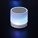 Produktbild A9 Wireless-Sprung-Muster Bluetooth-Lautsprecher, Bodecin tragbare Mini-Blitz-LED-Nachtlicht Lautsprecher, Freisprech Antwort Aufruf Lautsprecher mit Mikrofon, TF-Karte mit 2 in 1 USB Lade- / Datenkabel für MP3-Player, PC, Computer, Handy, ect