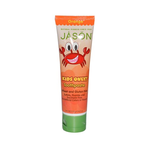 Jason Body Care: Kids Only! Orange Toothpaste, 4.2 oz (8 pack)