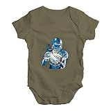TWISTED ENVY Baby Mädchen (0-24 Monate) Body Gr. 12-18 Monate, Khaki