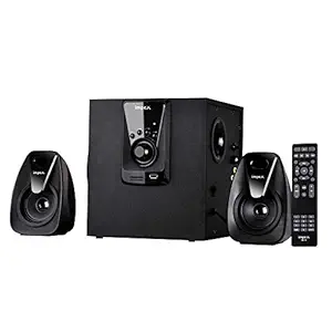 Impex Musik Plus 50 Watts 2.1 Channel Multimedia Speaker System with USB/SD/MMC Card/Bluetooth & Remote Function (Black)