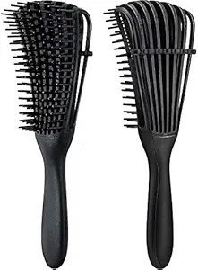 Eltihr 1 Pc Detangler Hair Brush for Women, Mens and Kids | Perfect Detangling Brush for Curly Hair, Gently Separate Tangles, Leaves Hair Smooth and Shiny | The Pain Free Knot Detangler