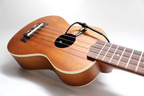 "THE FEATHER" BARITONE UKULELE PICKUP with FLEXIBLE MICRO-GOOSE NECK by Myers Pickups ~ See it in ACTION! Copy and paste: myerspickups.com