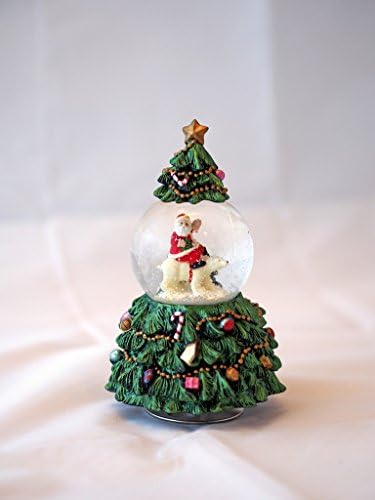 Musicbox World - 56084 Snow globe with Nativity donkey